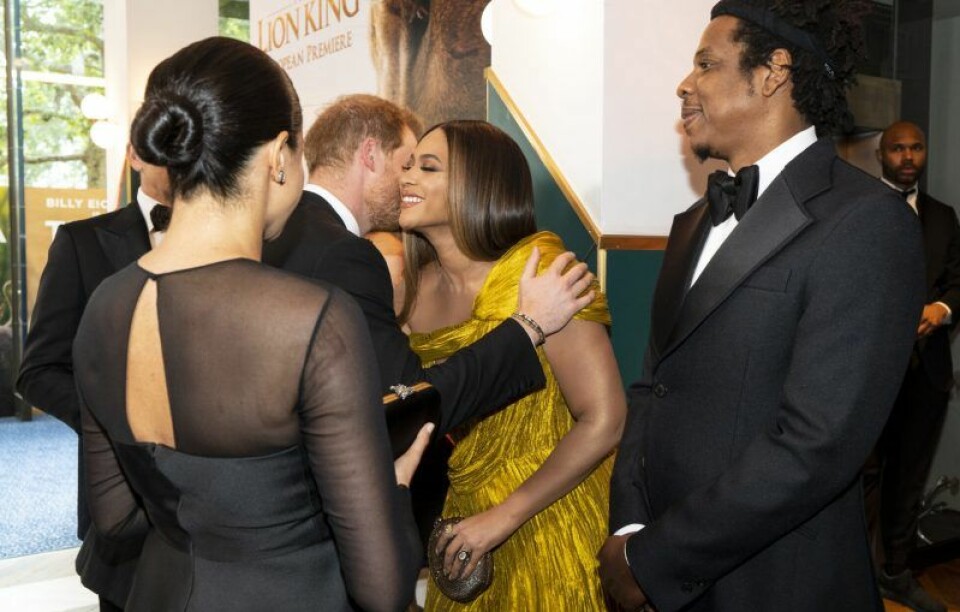 Här träffas Beyoncé och Meghan Markle för första gången