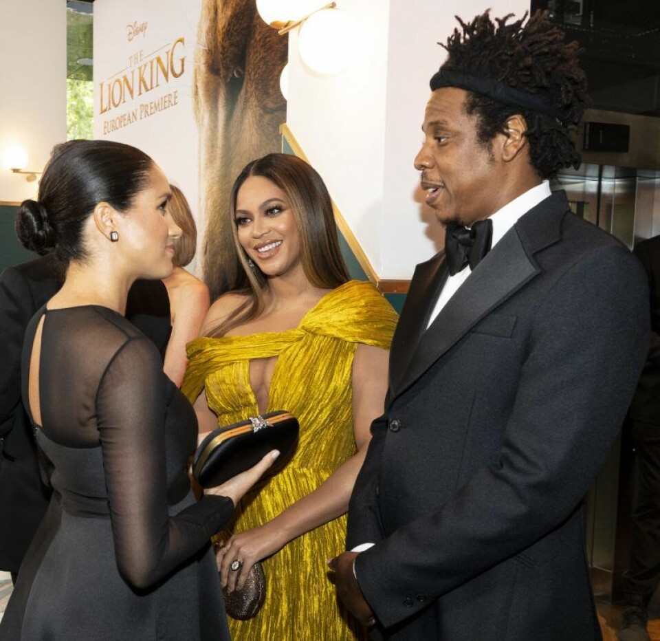 Här träffas Beyoncé och Meghan Markle för första gången