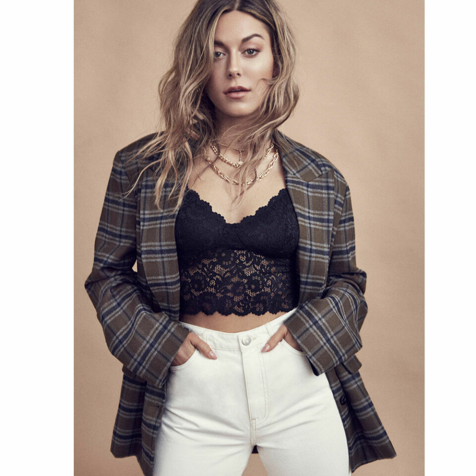 Bianca Ingrosso för Gina tricots jeanskampanj. Bild: Gina tricot Bianca Ingrosso för Gina tricots jeanskampanj. Bild: Gina tricot