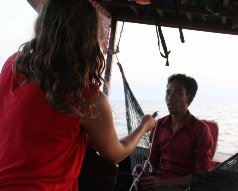 Som digital nomad kan Sandy jobba från hela världen – bara hon har sin utrustning. Som digital nomad kan Sandy jobba från hela världen – bara hon har sin utrustning.