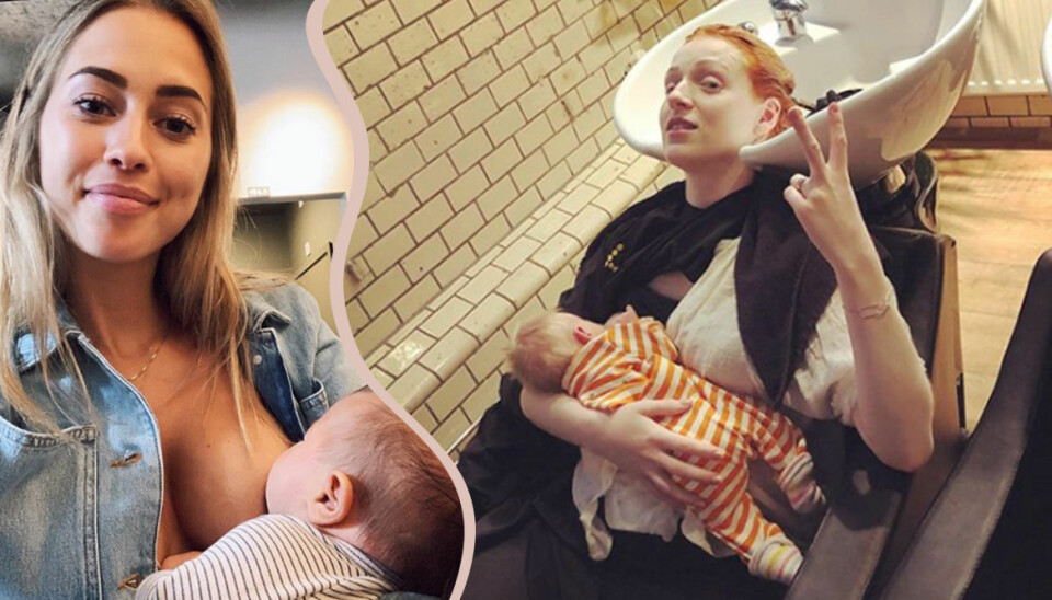 Kända mammor ställer sig bakom Kenza – ammar offentligt