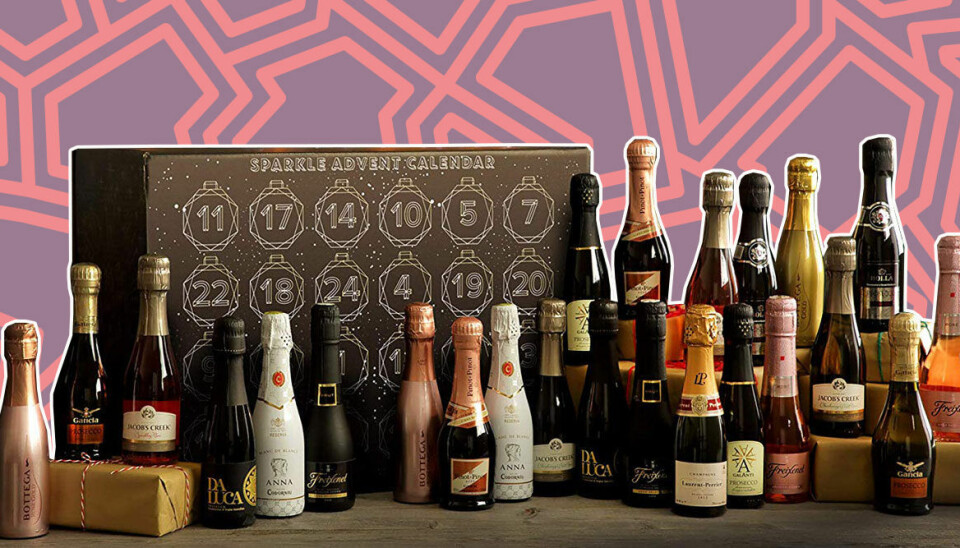 Nu kan du köpa adventskalender med prosecco bakom luckorna