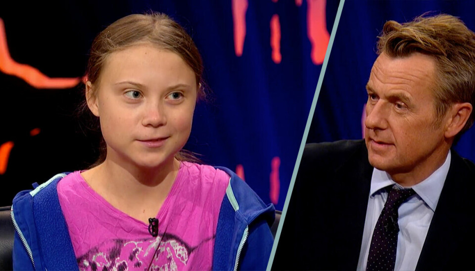 Gretas kaxiga svar på Trumps hån – nu berättar hon i Skavlan