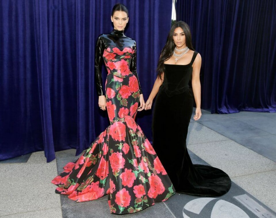 Kendall Jenner och Kim Kardashian. Kendall Jenner och Kim Kardashian.