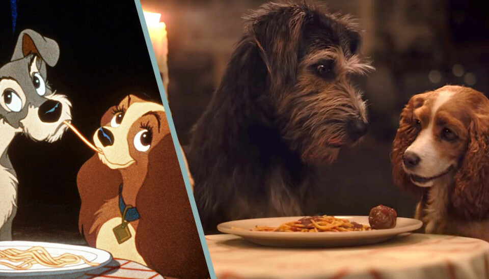 Se den klassiska kärleksscenen i trailern till nya Lady och Lufsen