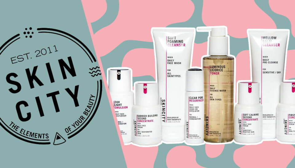 Skincity lanserar hudvårdslinjen 'Skincity Skincare'