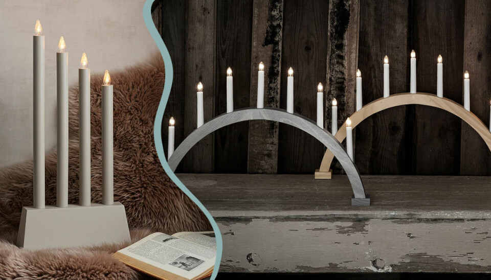 14 snygga adventsljusstakar till julen 2019