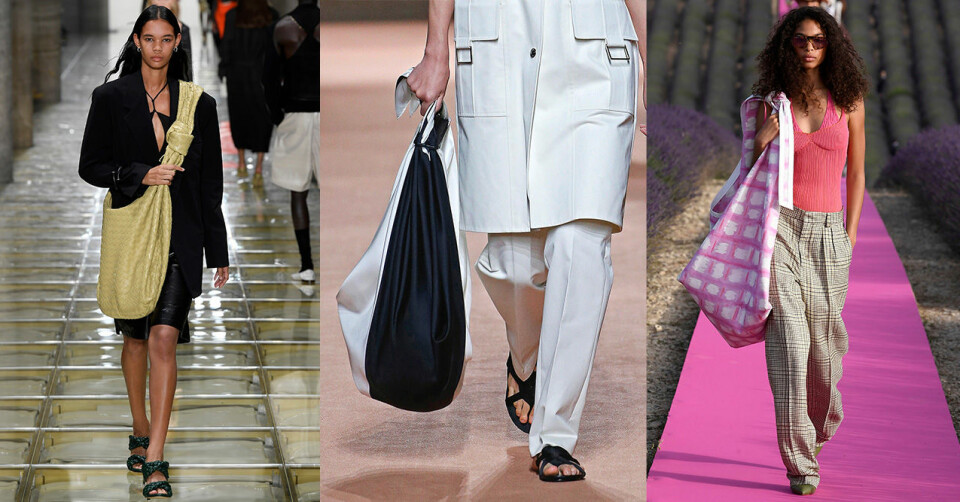 Bottega veneta, Hermès, Jacquemus. Bottega veneta, Hermès, Jacquemus.