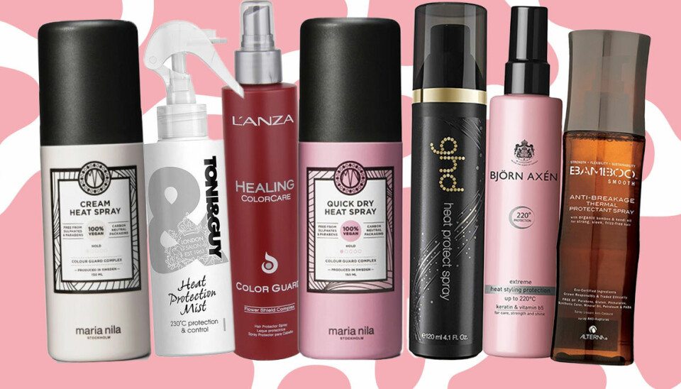 7 värmeskydd som skyddar håret mot användning av stylingverktyg