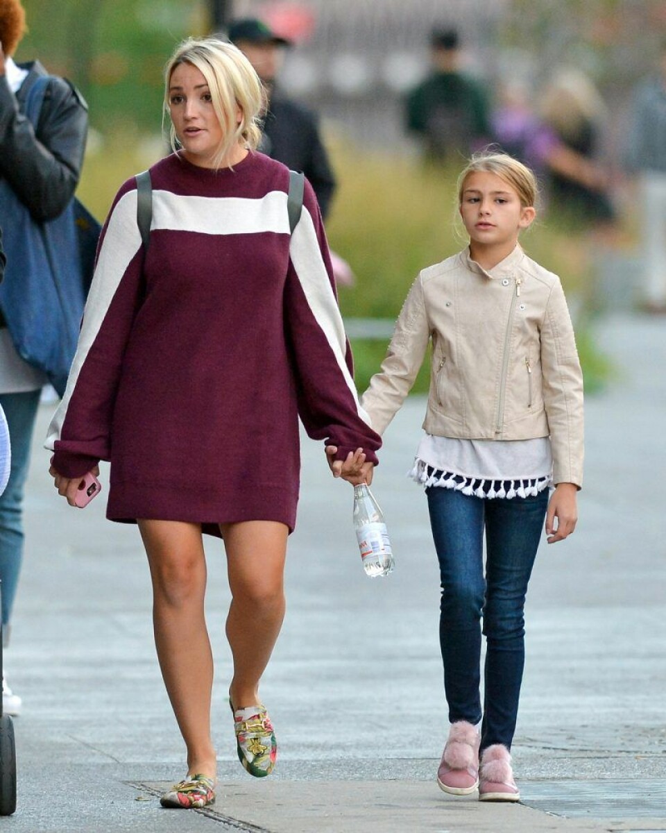 Jamie Lynn Spears och Maddie Briann Aldridge på bild tillsammans 2017. Jamie Lynn Spears och Maddie Briann Aldridge på bild tillsammans 2017.