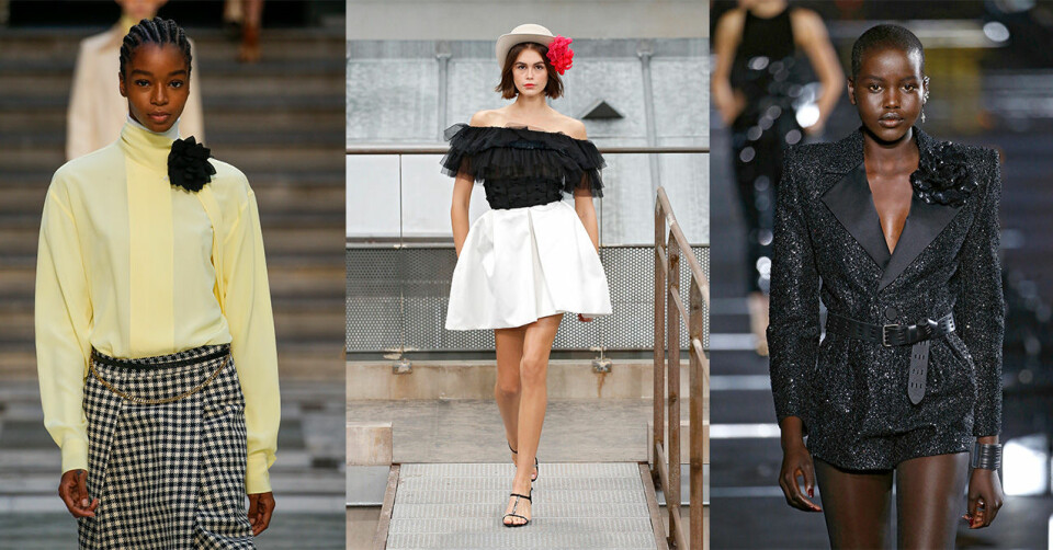 Victoria Beckham, Chanel, Saint Laurent. Victoria Beckham, Chanel, Saint Laurent.