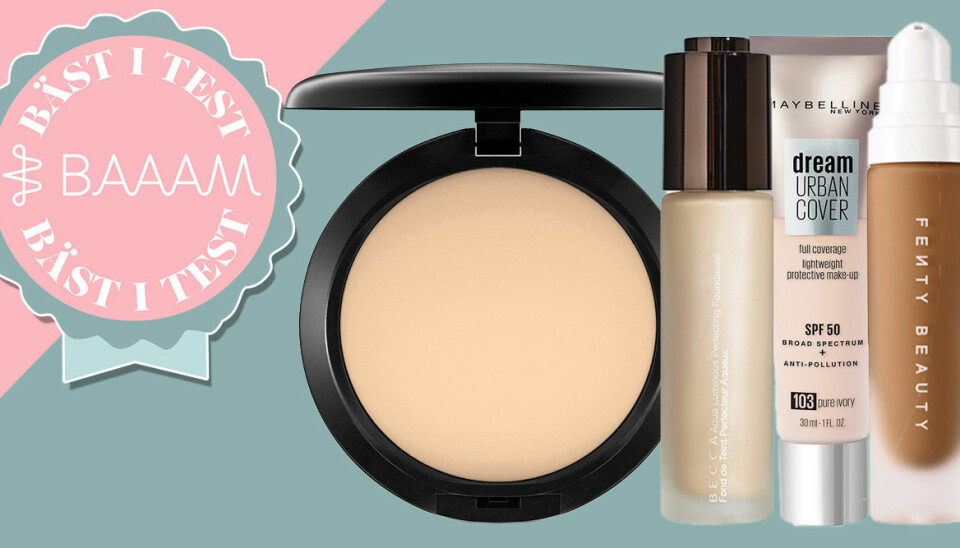 Bäst i test: Här är årets bästa foundations