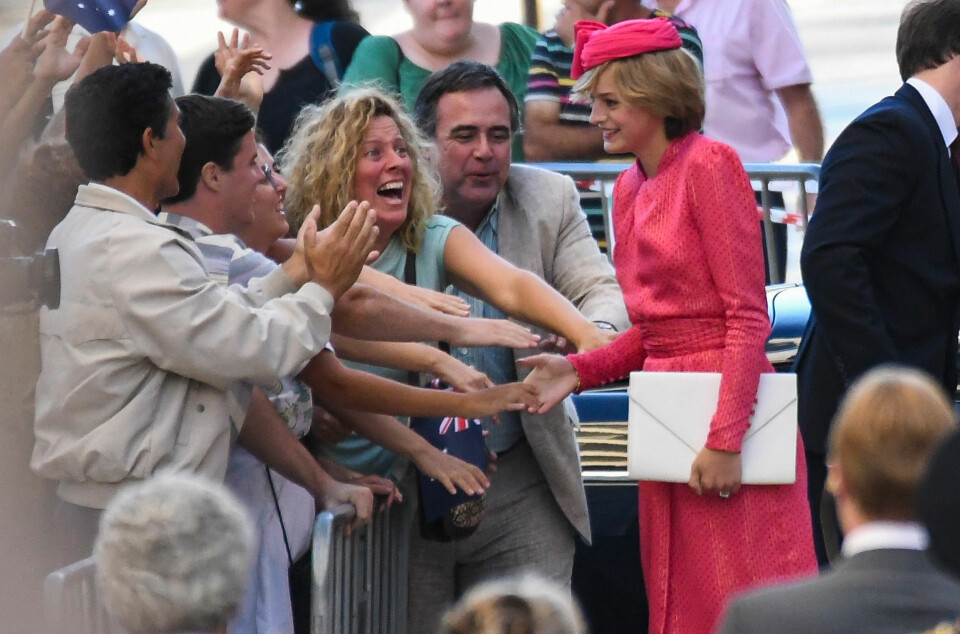 Emma Corrin som prinsessan Diana i säsong 4 av The Crown. Emma Corrin som prinsessan Diana i säsong 4 av The Crown.