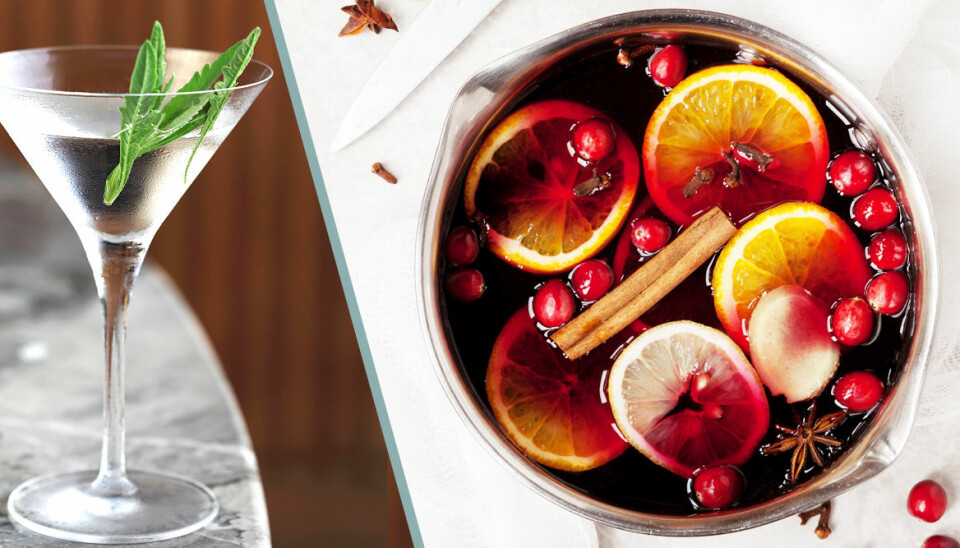 Julens festligaste drink med glögg och martini – Glöggtini
