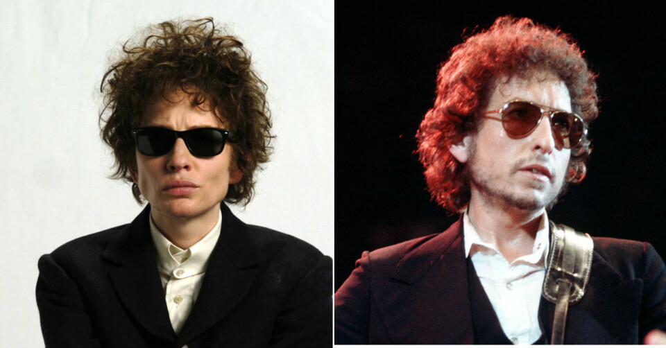 Cate Blanchett som Bob Dylan. Cate Blanchett som Bob Dylan.