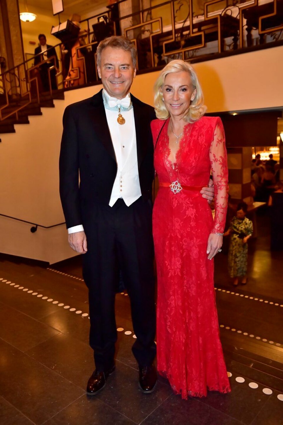 Carl-Henric Svanberg och Louise Julian. Carl-Henric Svanberg och Louise Julian.