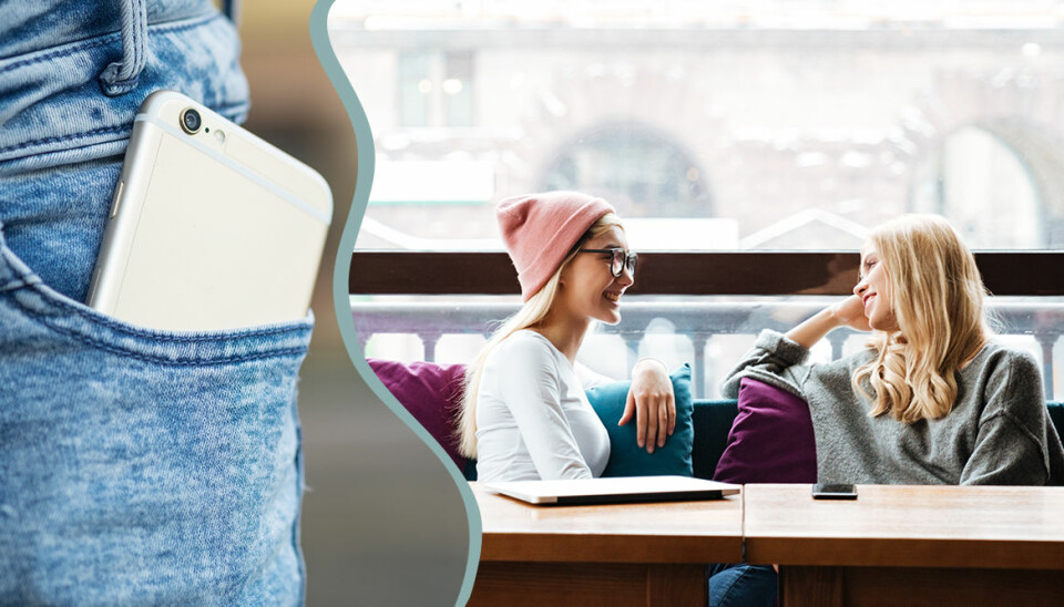 Därför bör du lägga bort mobilen – och boka in en fika med en vän