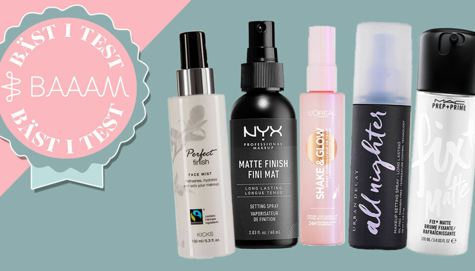 Setting spray som är bäst i test – här är våra betyg
