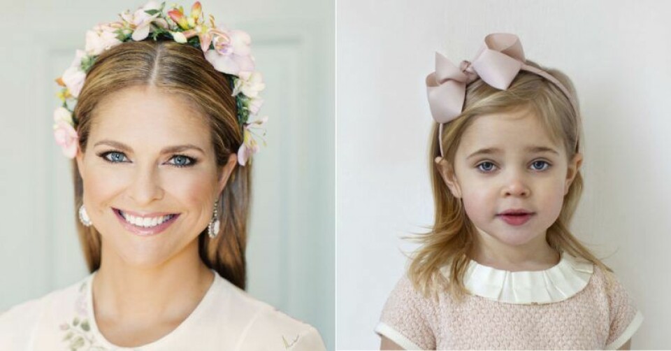 Prinsessan Madeleine och Leonore. Prinsessan Madeleine och Leonore.