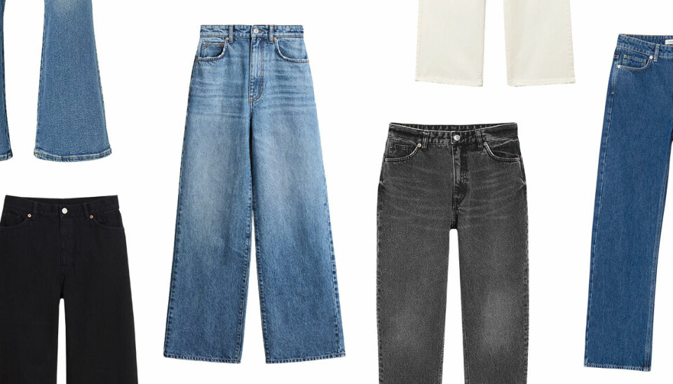 Snygga jeans i olika modeller till våren 2020