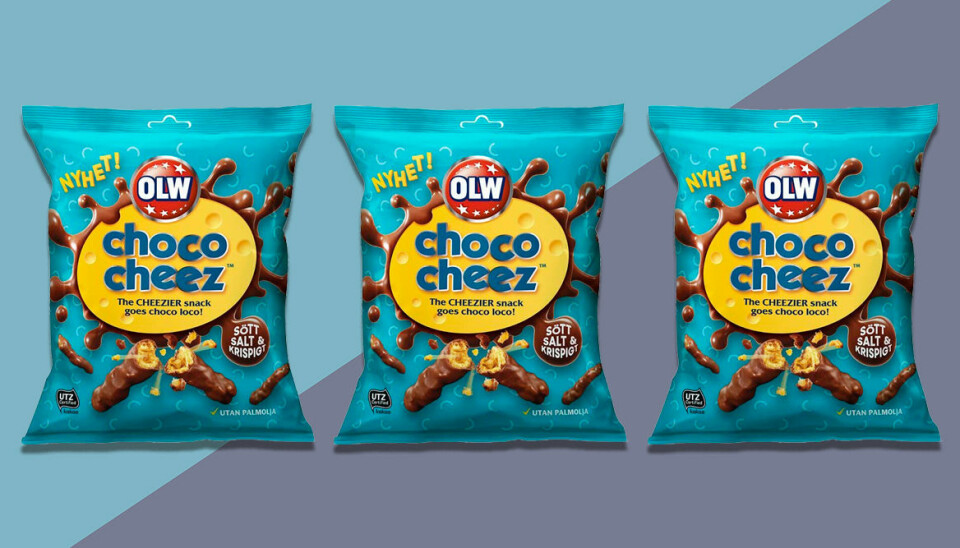 OMG! Chokladdoppade ostbågar har hittat in i snackshyllan