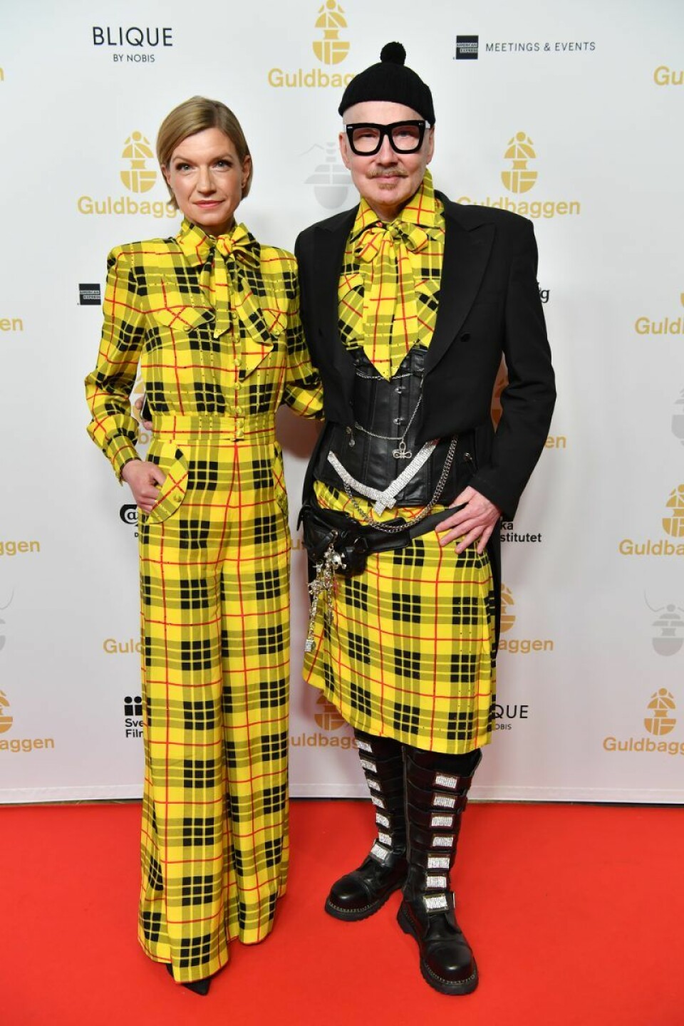 Cecilia Frode och designern Peter Englund. Cecilia Frode och designern Peter Englund.