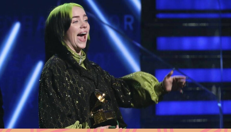 Billie Eilish historisk vinnare på Grammy Awards 2020