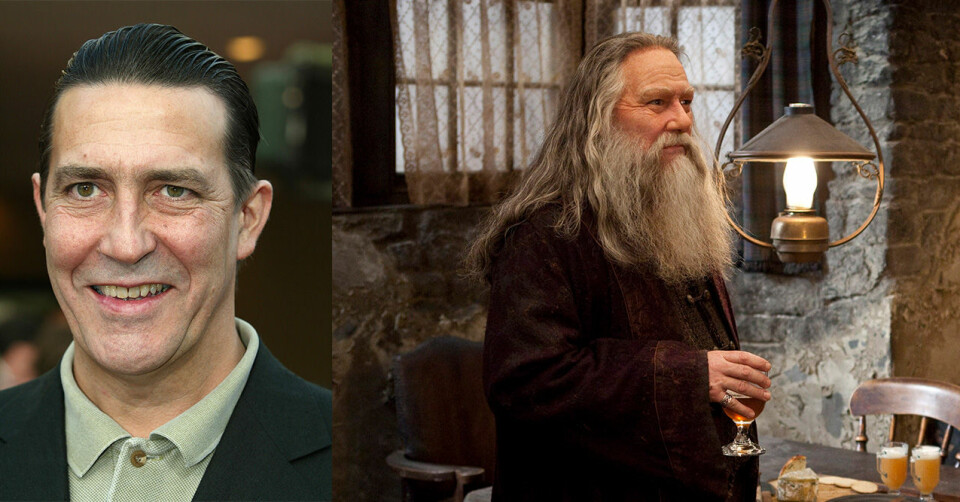 Med ett långt grått skägg och hår gjorde Ciarán Hinds sig nästan omöjlig att känna igen. Med ett långt grått skägg och hår gjorde Ciarán Hinds sig nästan omöjlig att känna igen.