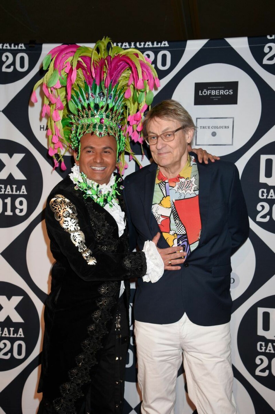 Konstnären och tv-profilen Lars Lerin tillsammans med Manuel Junior Lerin. Konstnären och tv-profilen Lars Lerin tillsammans med Manuel Junior Lerin.