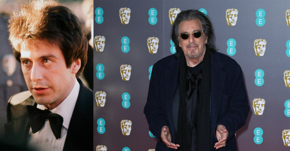 1974 satsade Al Pacino på stor fluga och fluffigt hår. 1974 satsade Al Pacino på stor fluga och fluffigt hår.