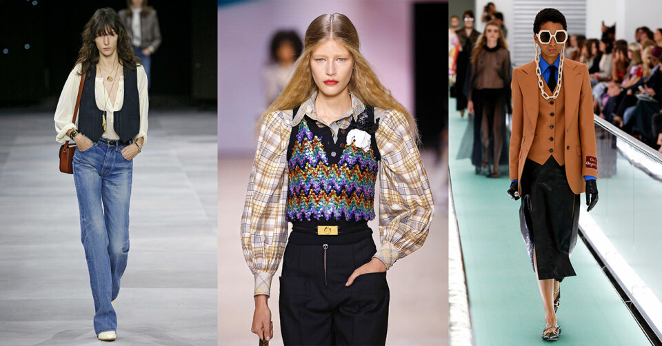 Celine, Louis Vuitton, Gucci. Celine, Louis Vuitton, Gucci.