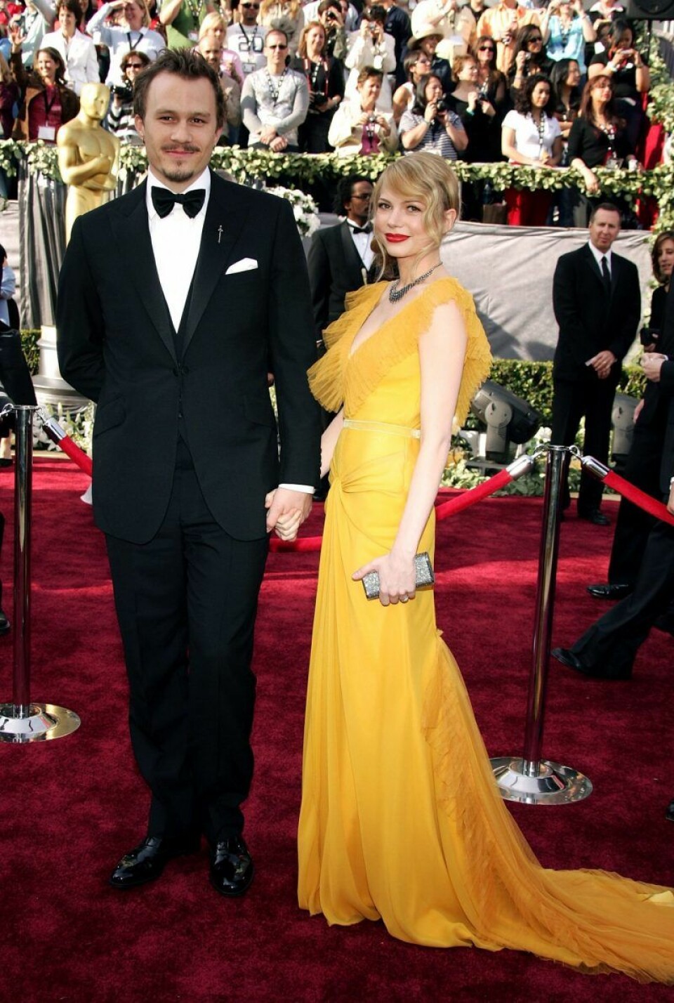 Heath Ledger och Michelle Williams på Oscarsgalan 2006. Heath Ledger och Michelle Williams på Oscarsgalan 2006.