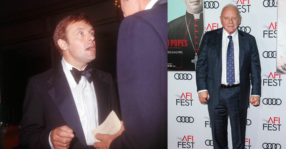 Sir Anthony Hopkins verkar ha varit kortare 1976. Sir Anthony Hopkins verkar ha varit kortare 1976.