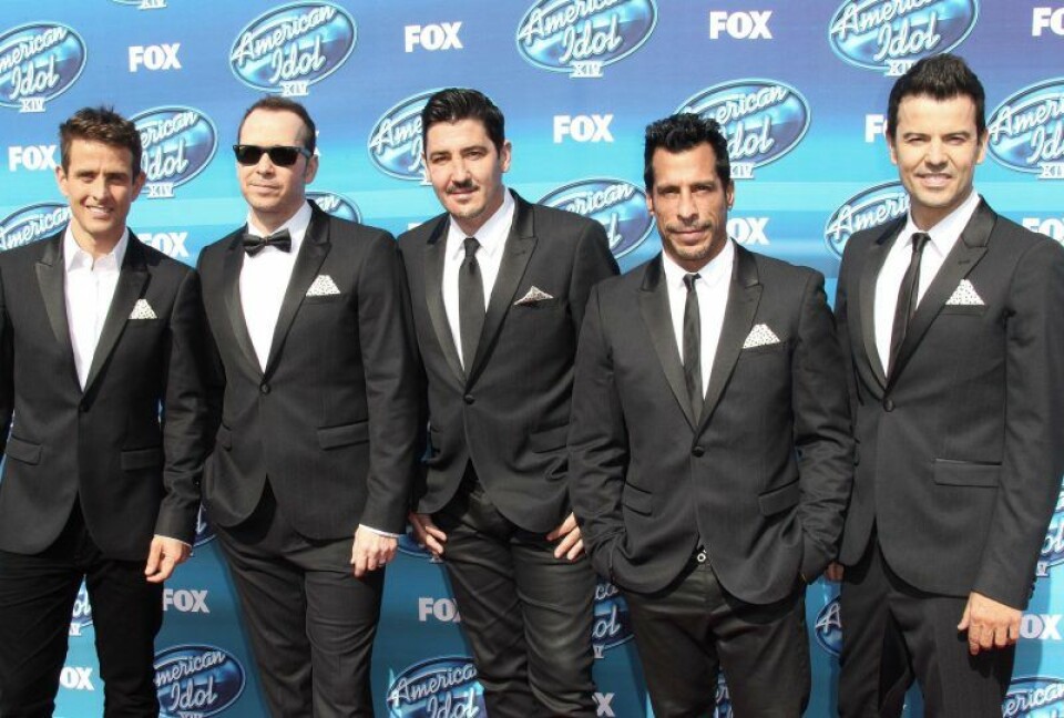 New Kids on the Block när de uppträdde på finalen av American Idol 2015. New Kids on the Block när de uppträdde på finalen av American Idol 2015.