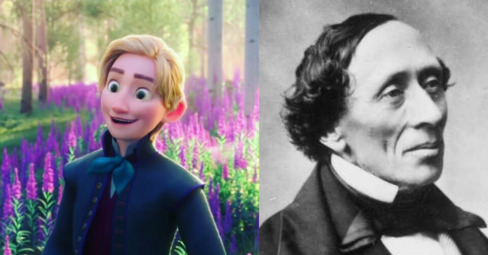 Kung Agnarr och hans nya favoritförfattare HC Andersen. Kung Agnarr och hans nya favoritförfattare HC Andersen.