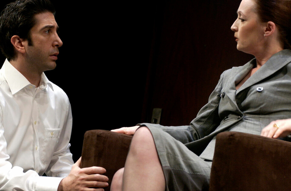 David Schwimmer spelar teater på West End i London 2005. David Schwimmer spelar teater på West End i London 2005.