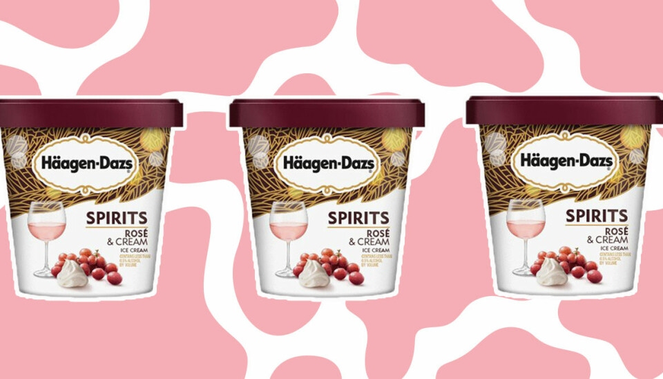 Sommar på burk med Häagen-Dazs nya roséglass