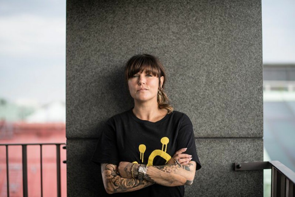 Mia Skäringers föreställning No More Fucks To Give har hyllats av kritikerna. Mia Skäringers föreställning No More Fucks To Give har hyllats av kritikerna.
