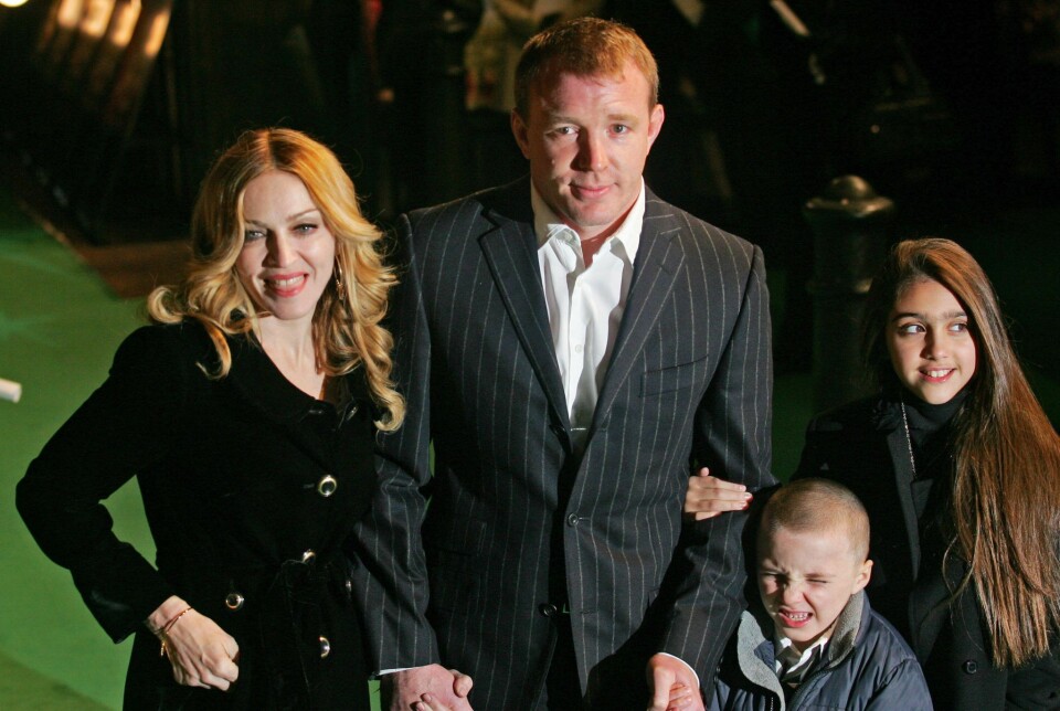 Madonna, Guy Ritchie, Lourdes Leon och Rocco var en familj 2007. Madonna, Guy Ritchie, Lourdes Leon och Rocco var en familj 2007.