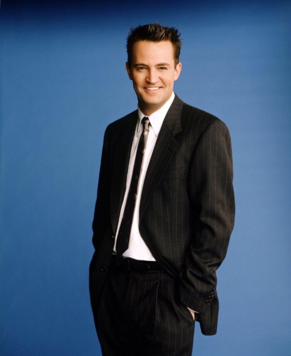 Matthew Perry som Chandler i Vänner. Matthew Perry som Chandler i Vänner.