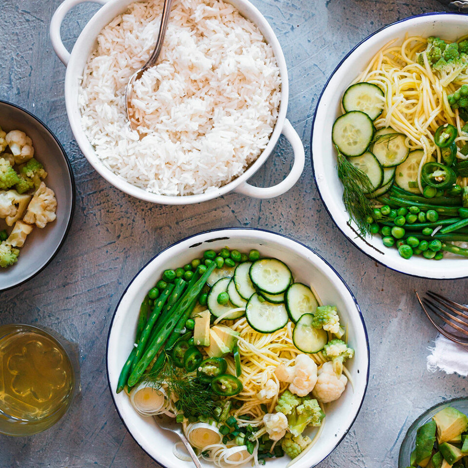 5 vegetariska matkassar att beställa hem till dörren
