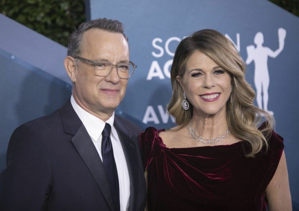 Tom Hanks och Rita Wilson. Tom Hanks och Rita Wilson.