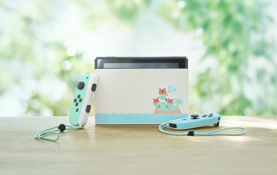 Nya limited edition-versionen av Nintendo Switch. Nya limited edition-versionen av Nintendo Switch.