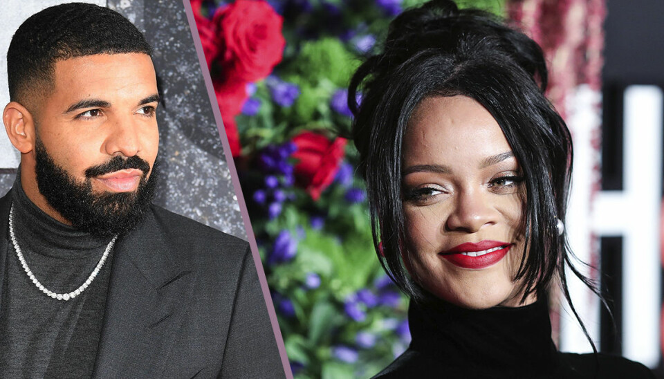 Här får Rihanna en lekfull känga av exet Drake