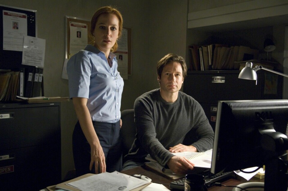 Vad tiden går! Gillian Anderson och David Duchovny i Arkiv X 2008. Vad tiden går! Gillian Anderson och David Duchovny i Arkiv X 2008.