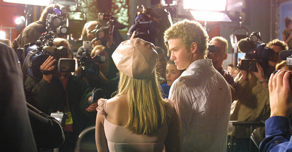 Britney Spears och Justin Timberlake, 2002. Britney Spears och Justin Timberlake, 2002.