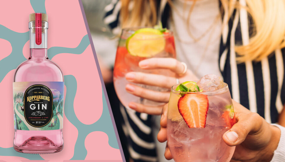 Nu finns en rosa gin som smakar jordgubb och lime!