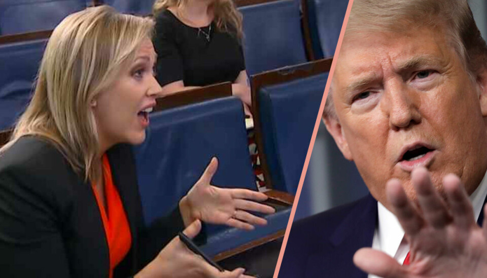 Paula Reid vägrar låta sig tystas av Donald Trump