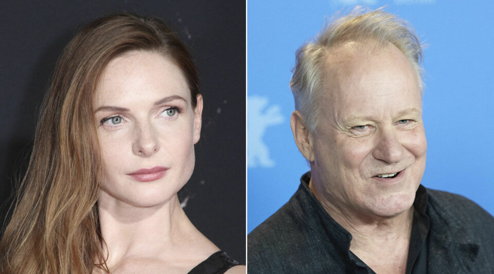 Rebecca Ferguson och Stellan Skarsgård spelar i år mot varandra på vita duken. Rebecca Ferguson och Stellan Skarsgård spelar i år mot varandra på vita duken.