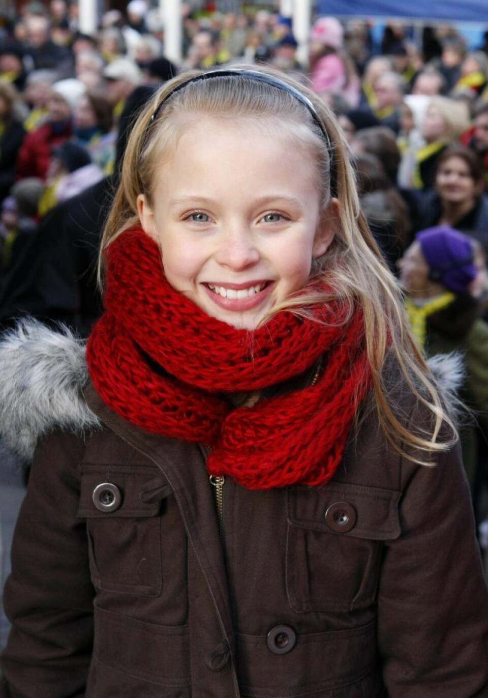 En glad Zara Larsson 2009. En glad Zara Larsson 2009.
